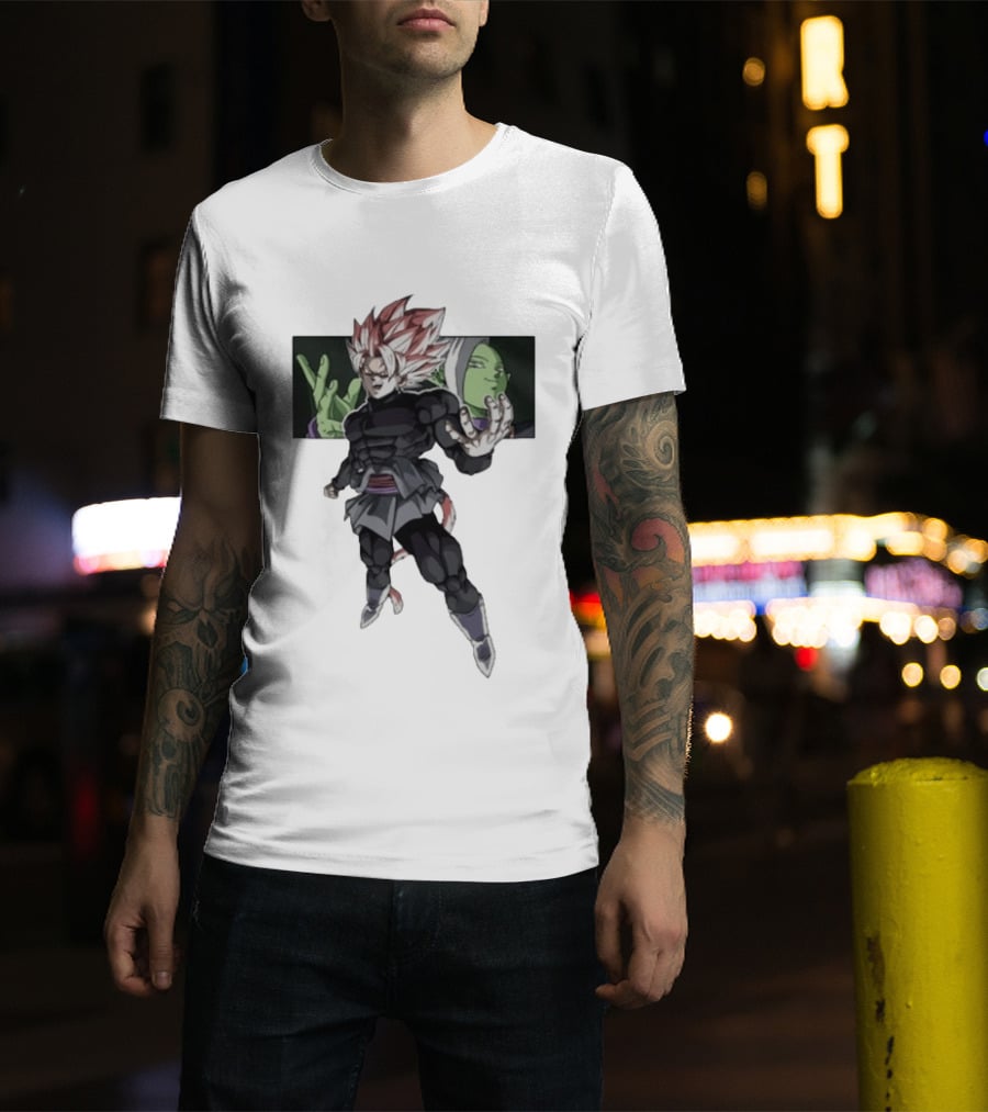 Goku Black Zamasu Fusion Dragon Ball Super Anime Villain Transformation T-Shirt