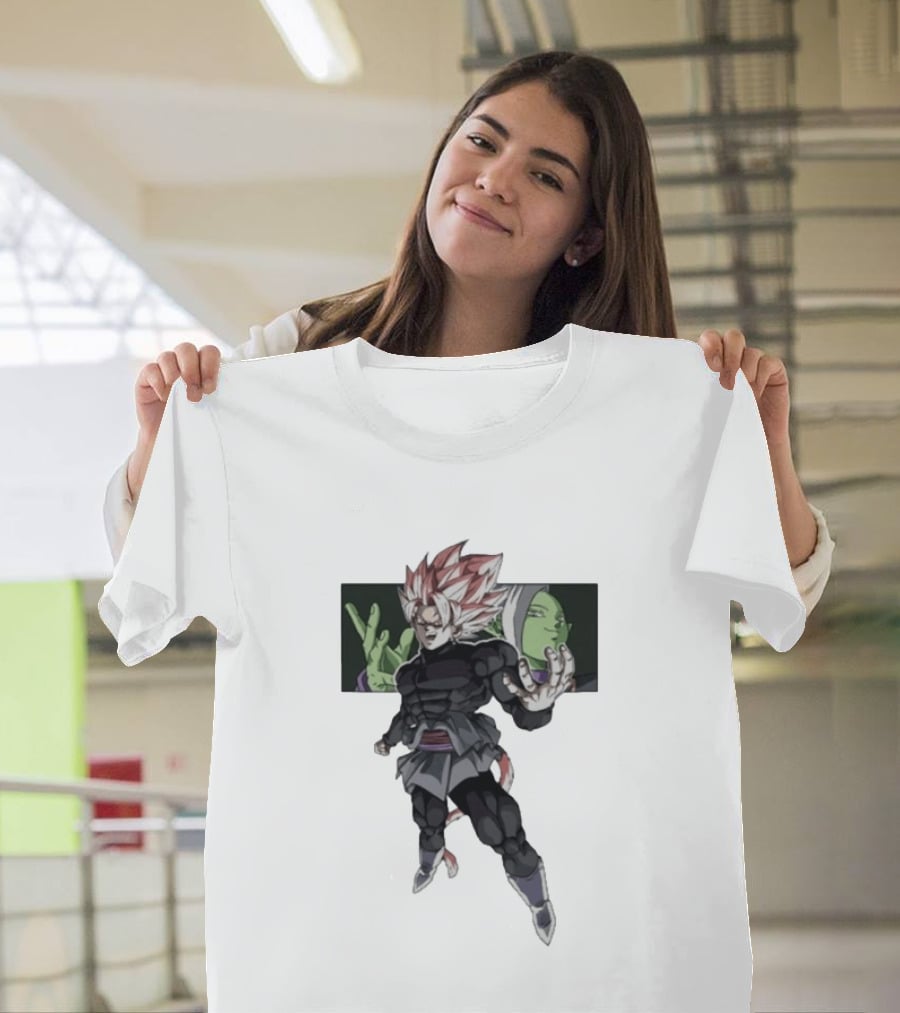 Goku Black Zamasu Fusion Dragon Ball Super Anime Villain Transformation T-Shirt