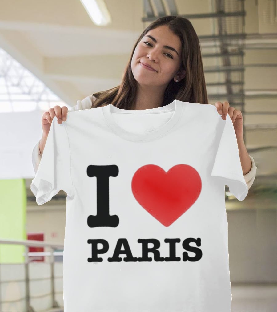 I Love Paris France City Of Light Travel T-Shirt