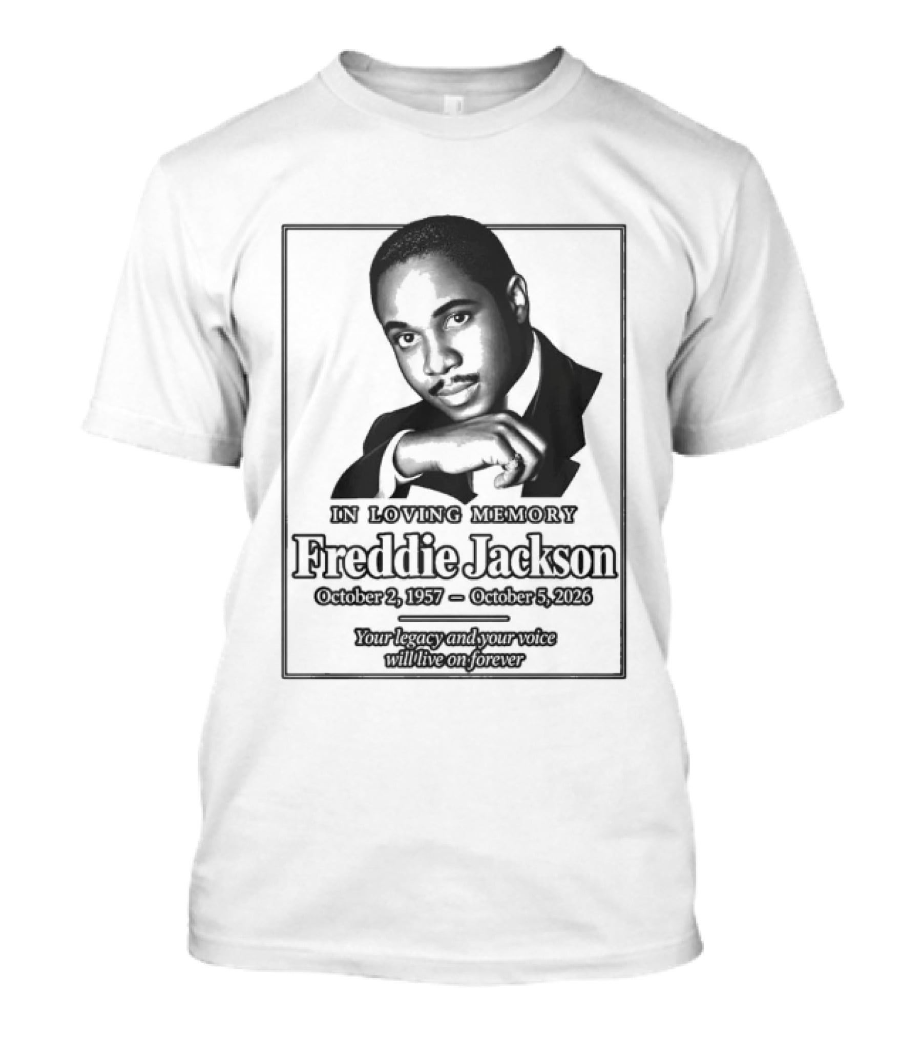 Rest In Peace Freddie Jackson 1957 2026 T-Shirt