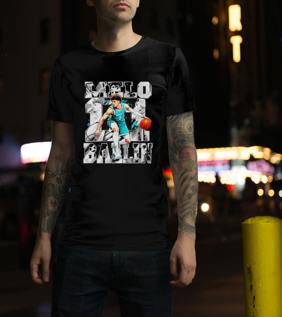 Classic LaMelo Ball Melo TEA Ballin Charlotte Hornets Bootleg Rap T-Shirt