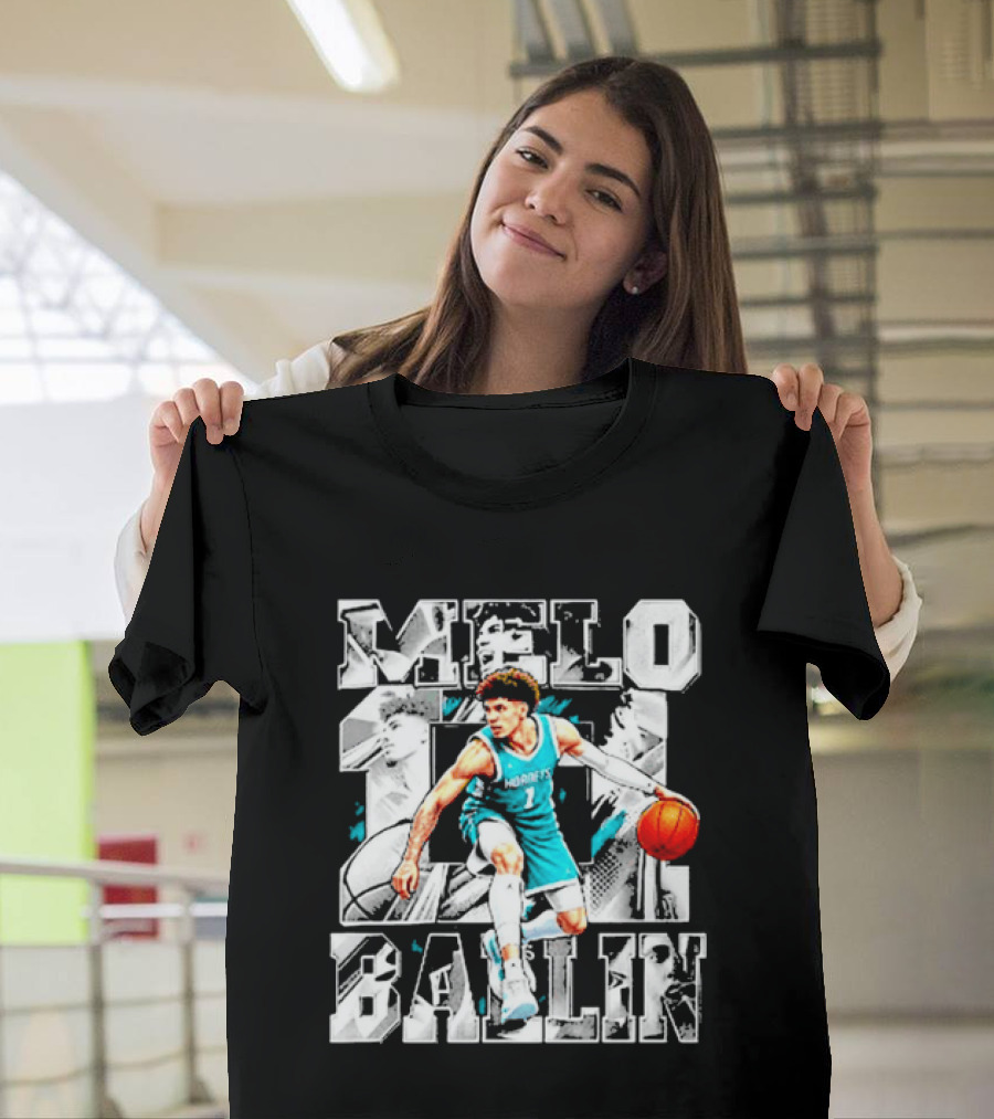 Classic LaMelo Ball Melo TEA Ballin Charlotte Hornets Bootleg Rap T-Shirt