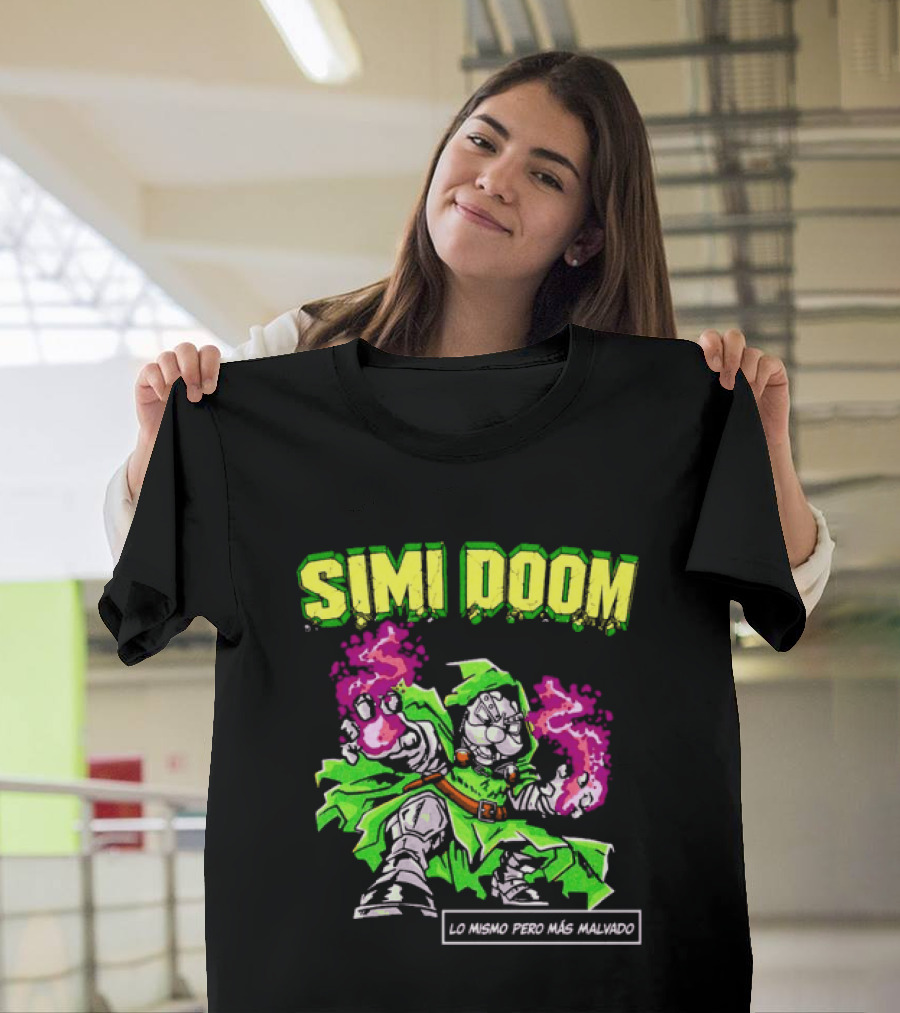 Simi Doom Lo Mismo Pero Más Malvado Doctor Doom Comic T-Shirt