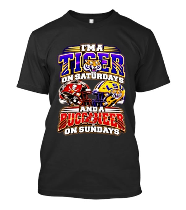 I'm A Tiger On Saturdays And A Buccaneer On Sundays T-Shirt