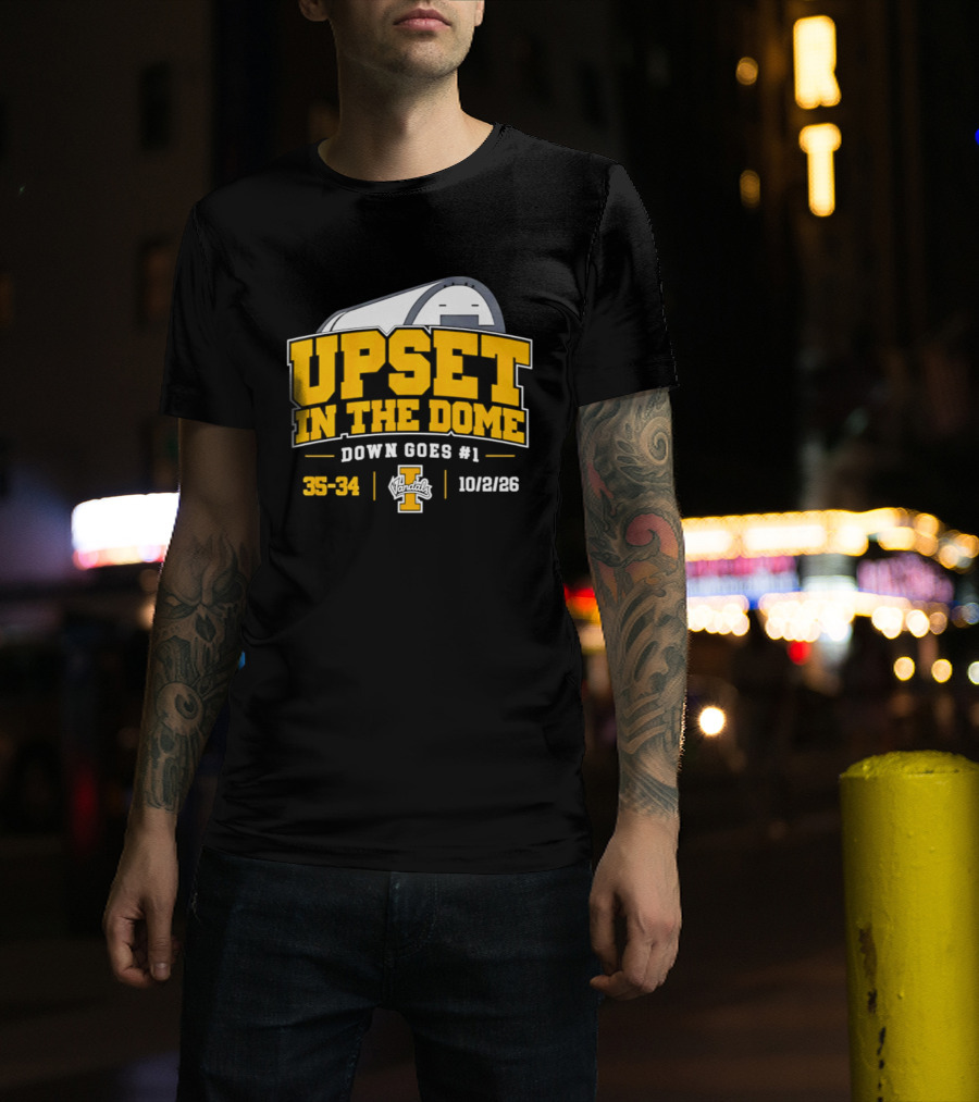 Idaho Vandals Upset In The Dome 35 34 Bown Goes #1 10/12/26 T-Shirt