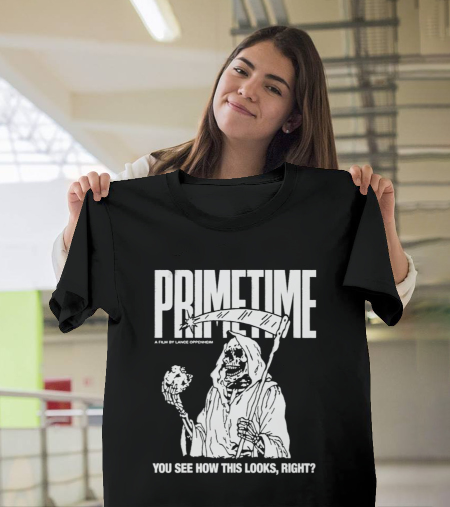 Robert Pattinson Primetime You See How This Looks Right A Film By Louis Oppenheim T-Shirt