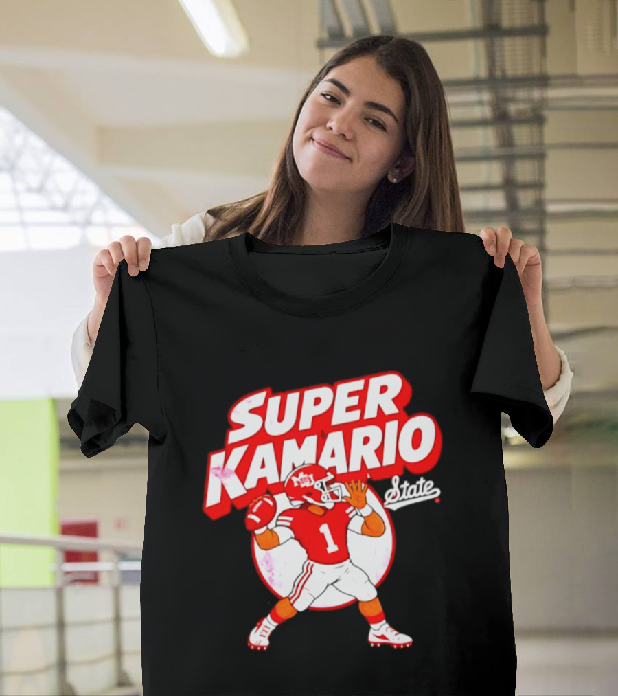 Super Kamario Mississippi State Bulldogs Football Player T-Shirt