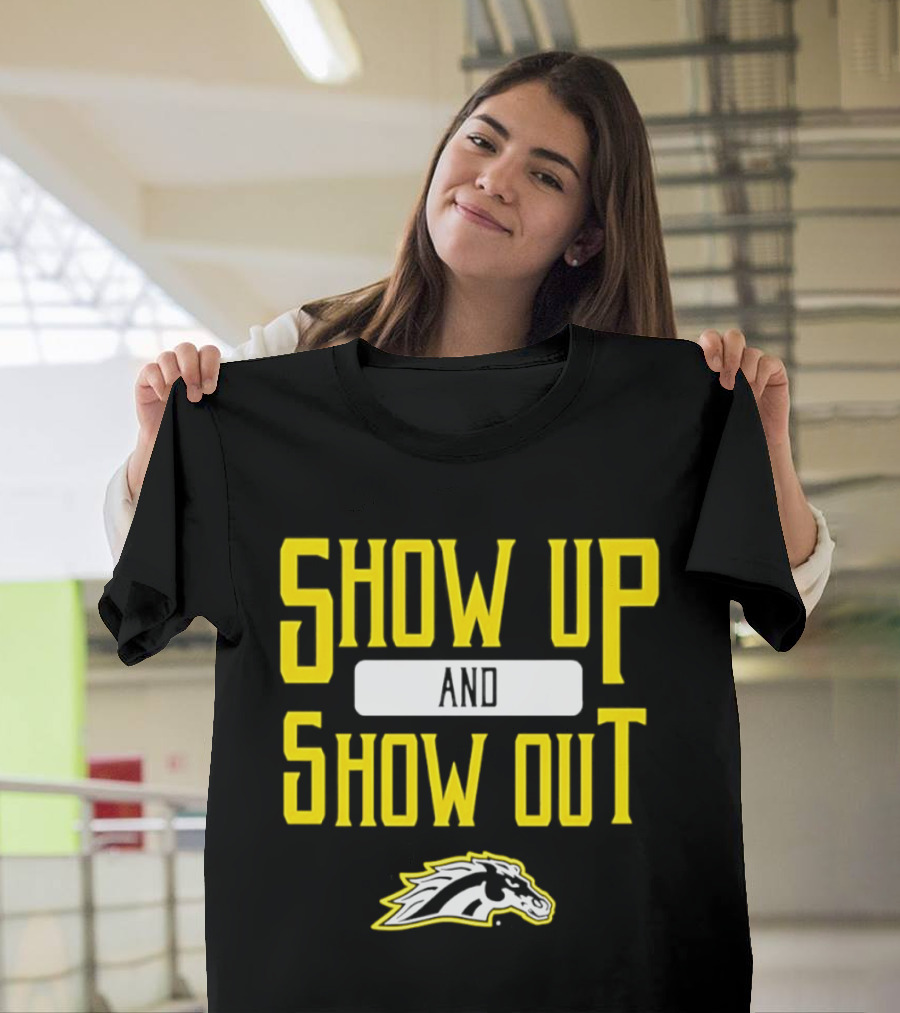 Western Michigan Broncos Show Up Show Out Bold Yellow T-Shirt