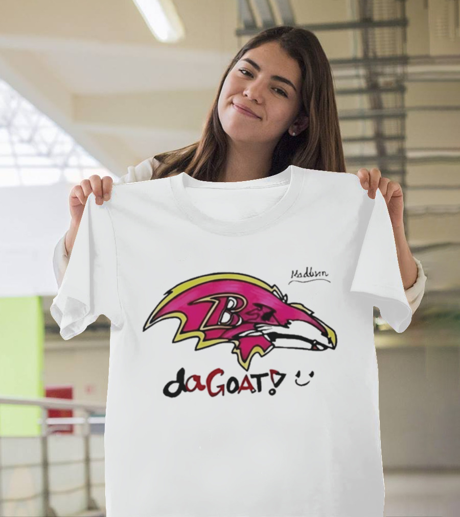 Baltimore Ravens Crucial Catch 2026 Young Heroes Fighting Cancer DaGOAT T-Shirt