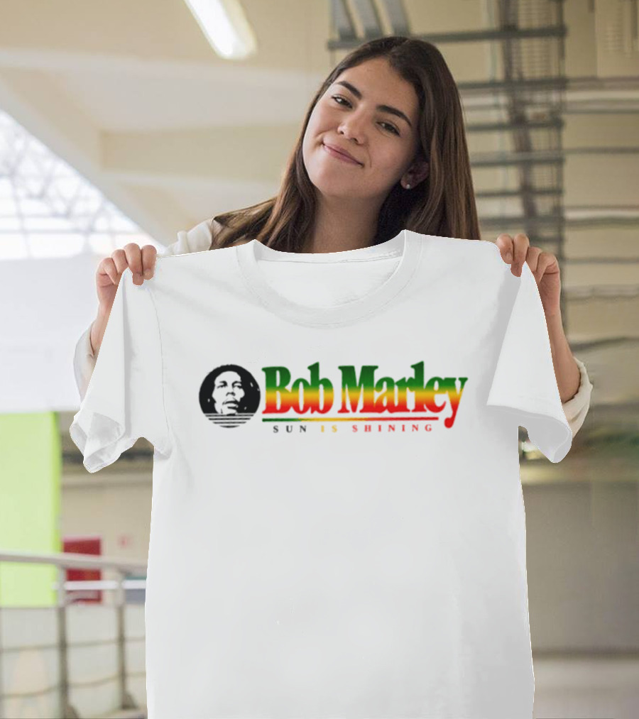 Bob Marley Sun Is Shining Reggae Rasta T-Shirt