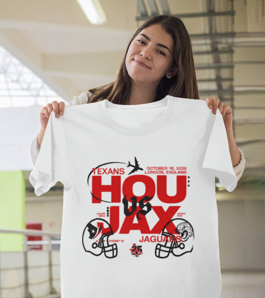 Houston Texans Vs Jacksonville Jaguars London September 12 2026 International Game T-Shirt