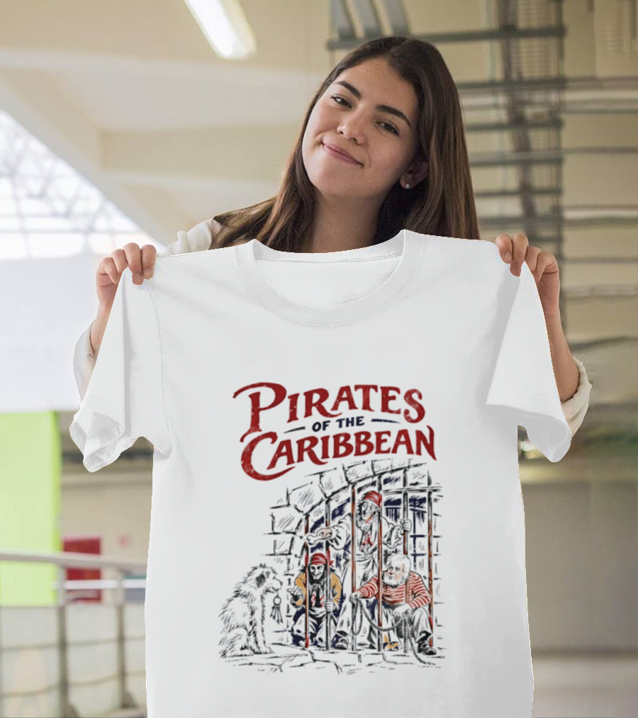Pirates Of The Caribbean Jail Scene Disney Adventure T-Shirt