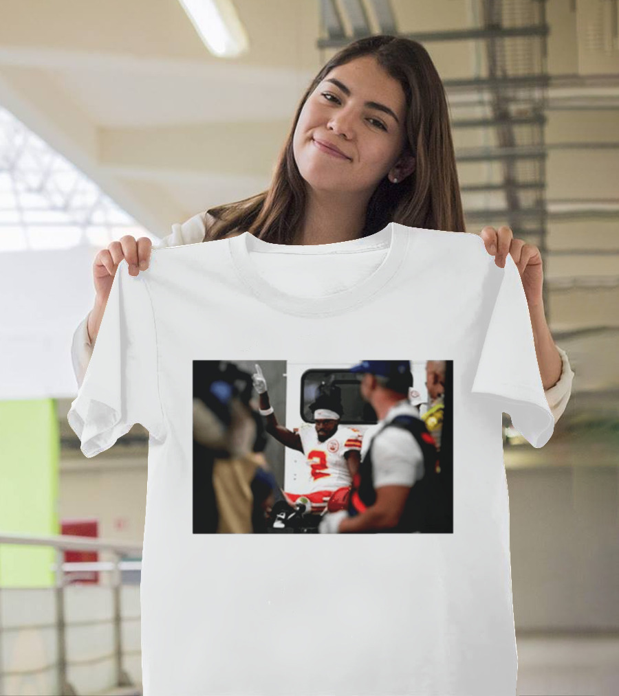 Tyquan Thornton Kansas City Chiefs Number 2 On Field Celebration 2026 T-Shirt