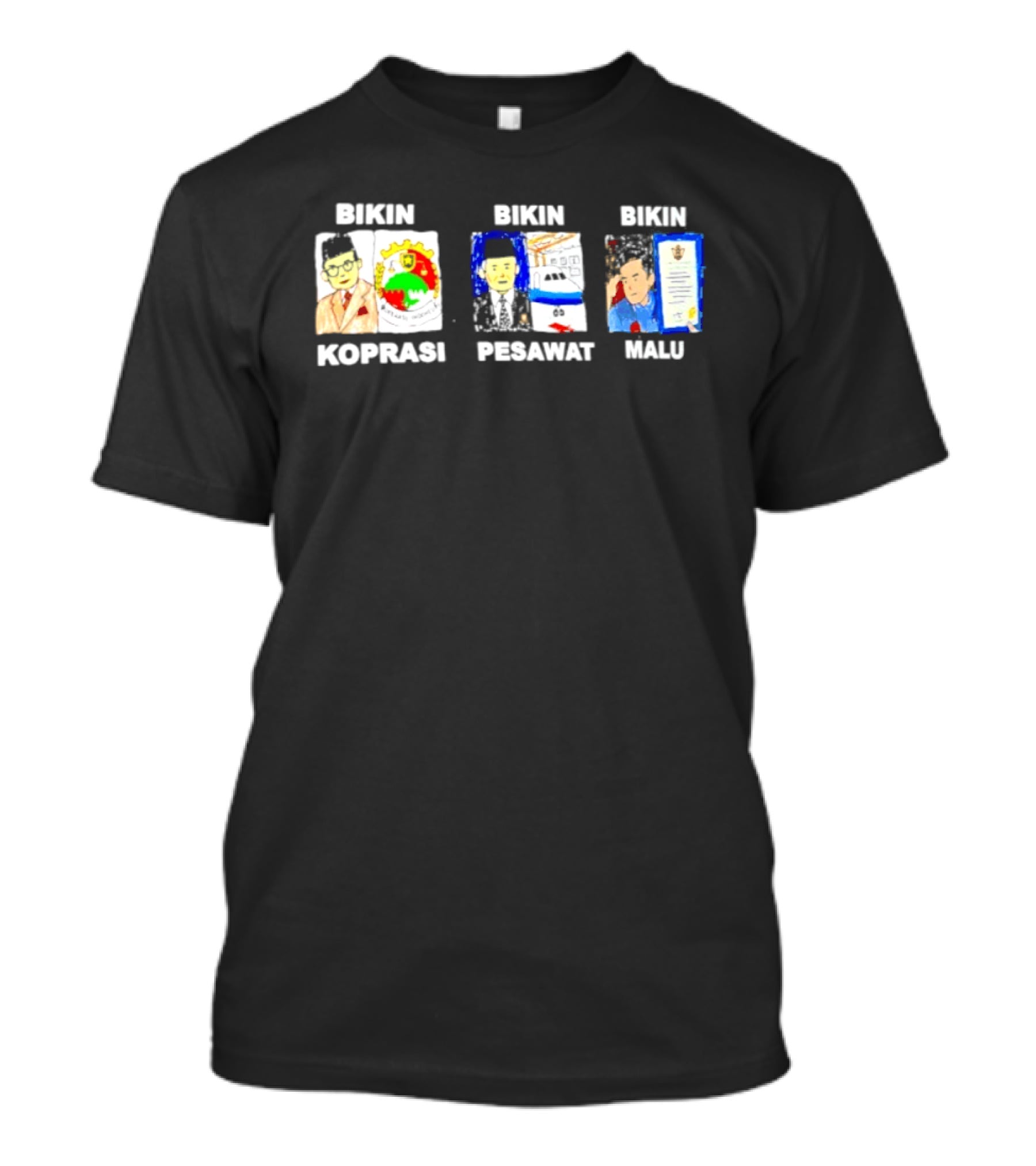 Indonesia Bikin Koprasi Pesawant Malu Comic T-Shirt