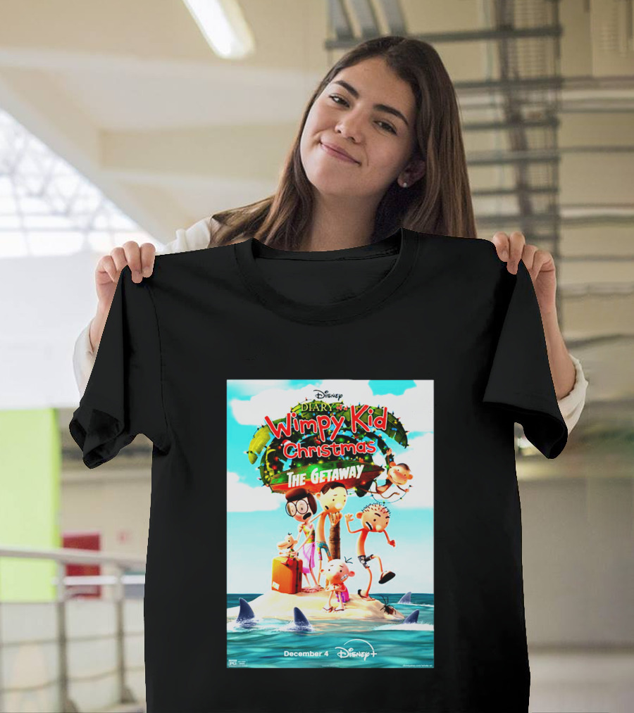 Disney Diary Of A Wimpy Kid Christmas The Getaway December 4 Disney+ T-Shirt