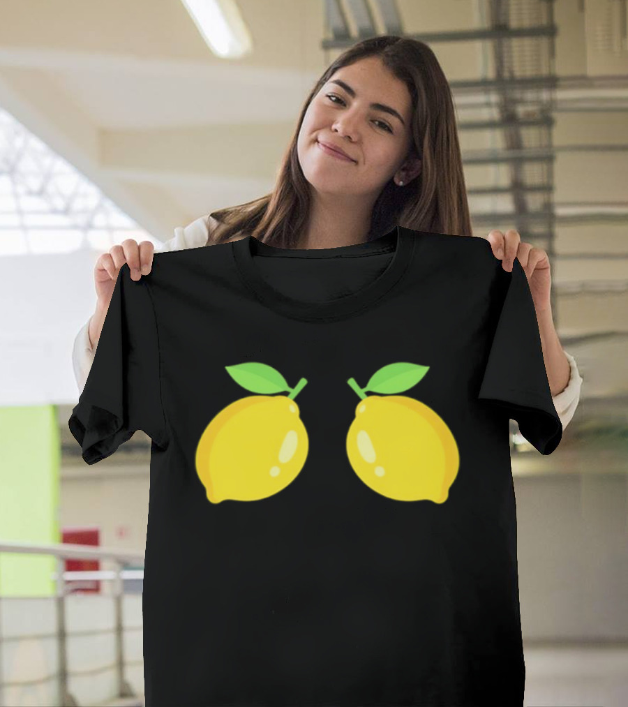 Lemons Over Boobs Bold Citrus T-Shirt