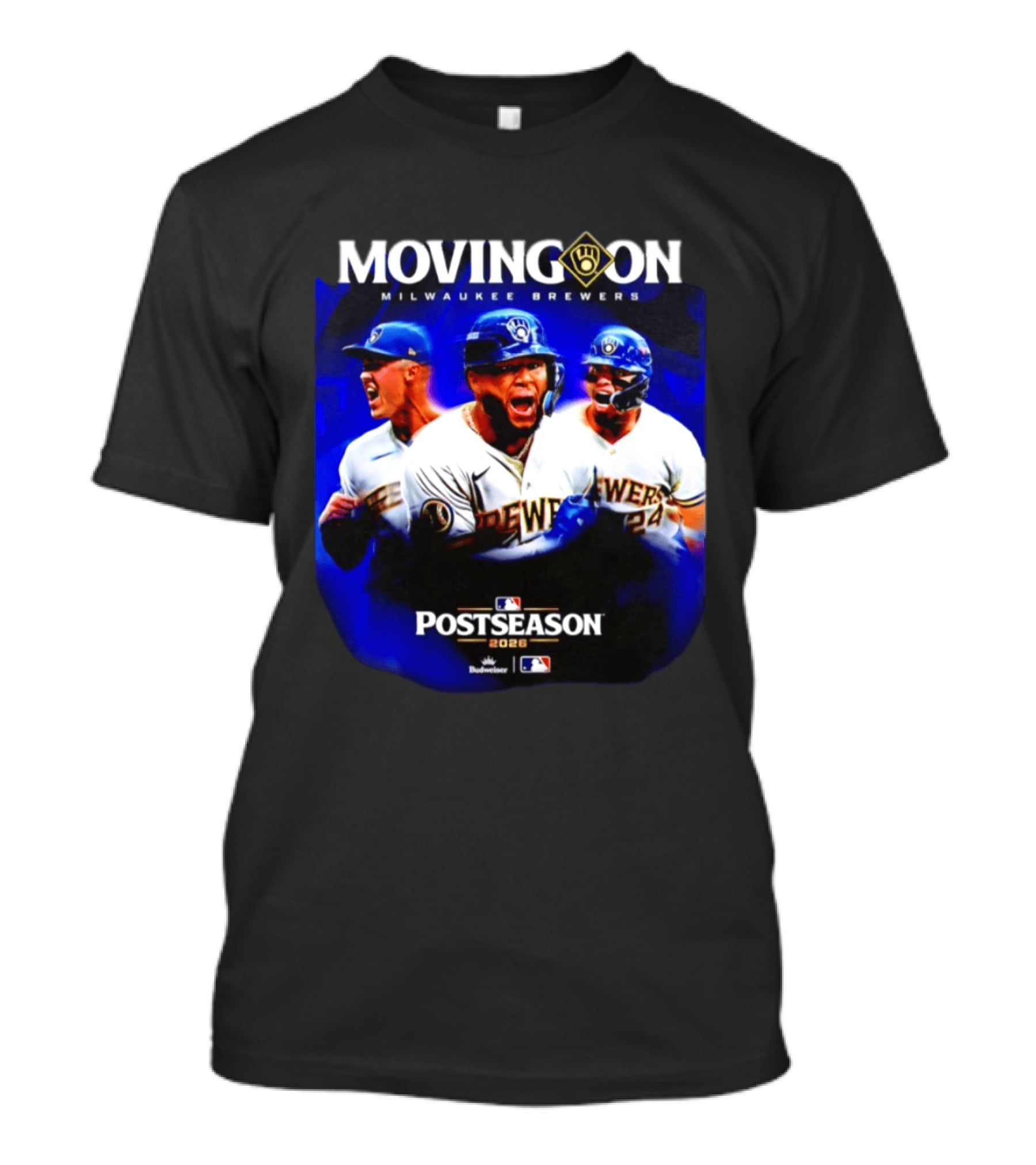 Moving On Milwaukee Brewers Postseason 2026 MLB Celebration T-Shirt