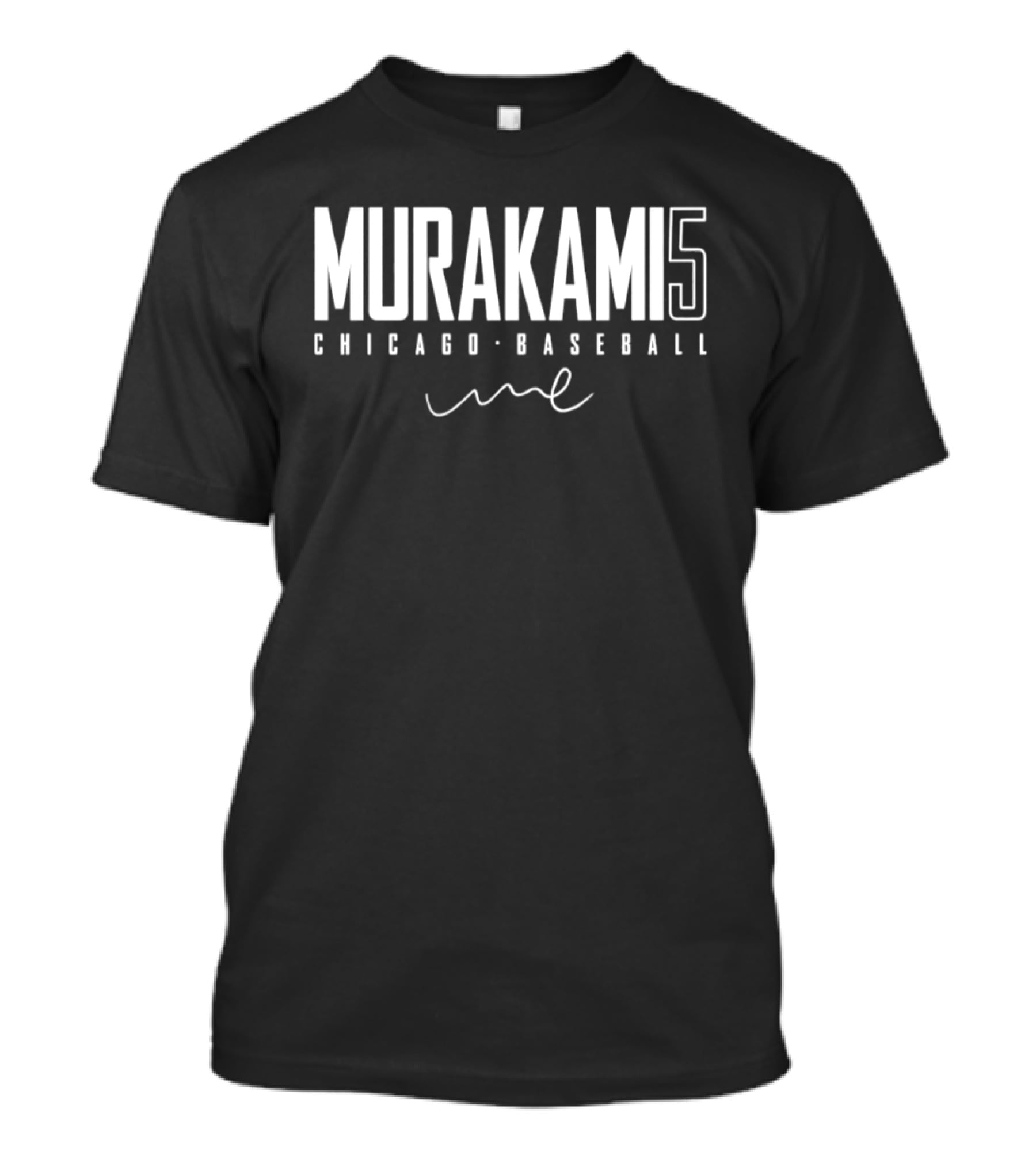 Murakami 5 Chicago Baseball Signature T-Shirt