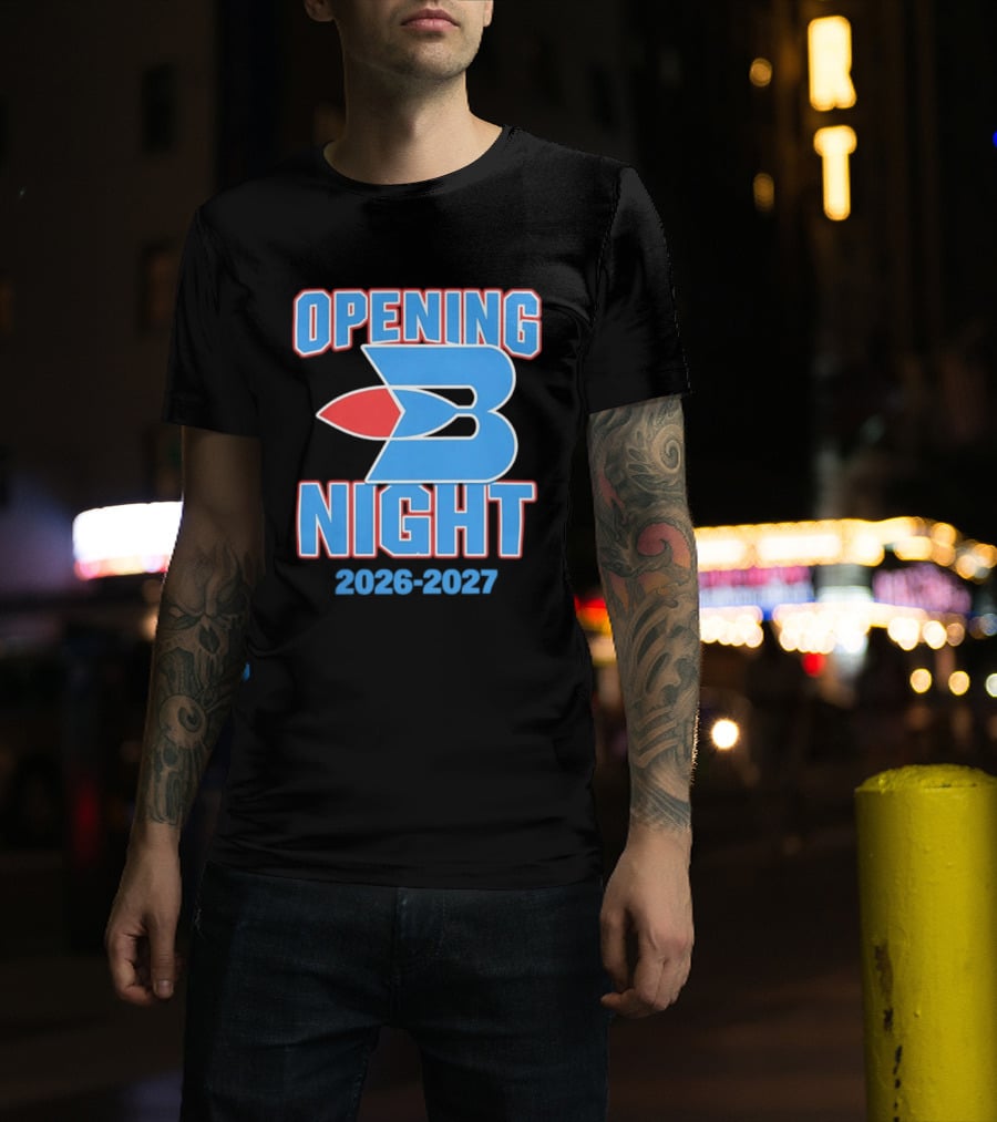Opening Night 2026 2027 Buffalo Braves T-Shirt