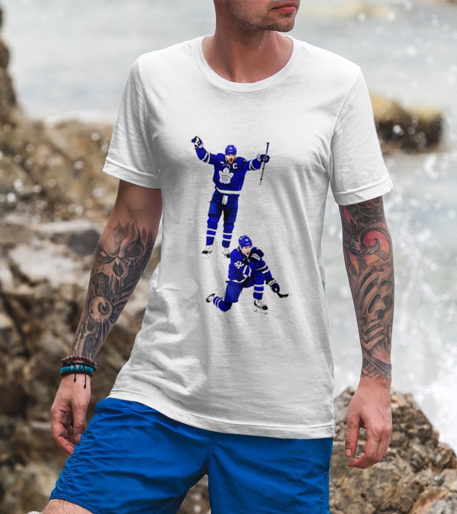 Auston Matthews Gavin McKenna Toronto Maple Leafs Firts One Hockey Players T-Shirt