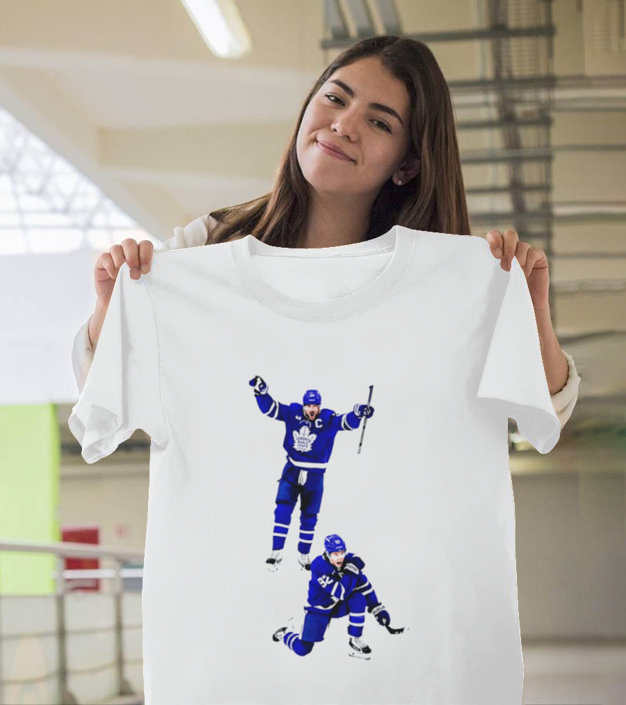 Auston Matthews Gavin McKenna Toronto Maple Leafs Firts One Hockey Players T-Shirt