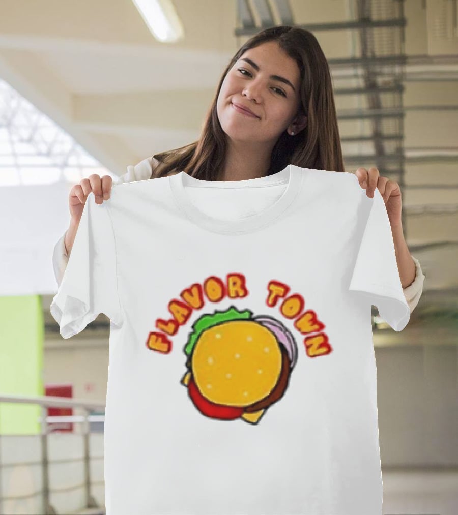 Burger Flavor Town Artisan Adjunct Ales Hot Tub Party For Ur Taste Buds T-Shirt