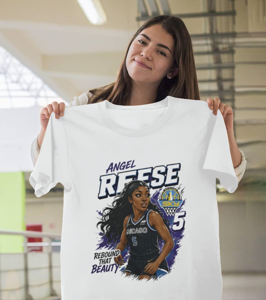 Angel Reese Chicago Sky 5 Rebound That Beauty T-Shirt