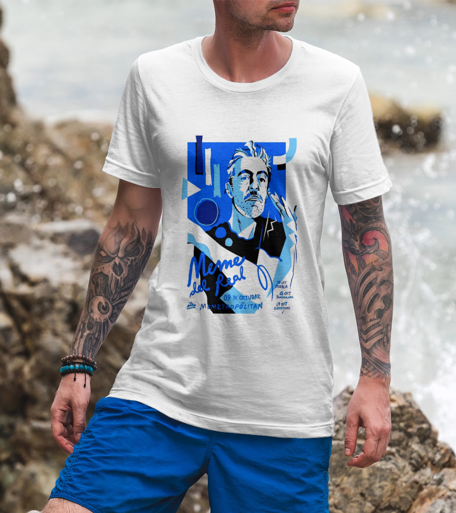 Meme Del Real 09 De Octubre 2026 Metropolitán MX Concert T-Shirt