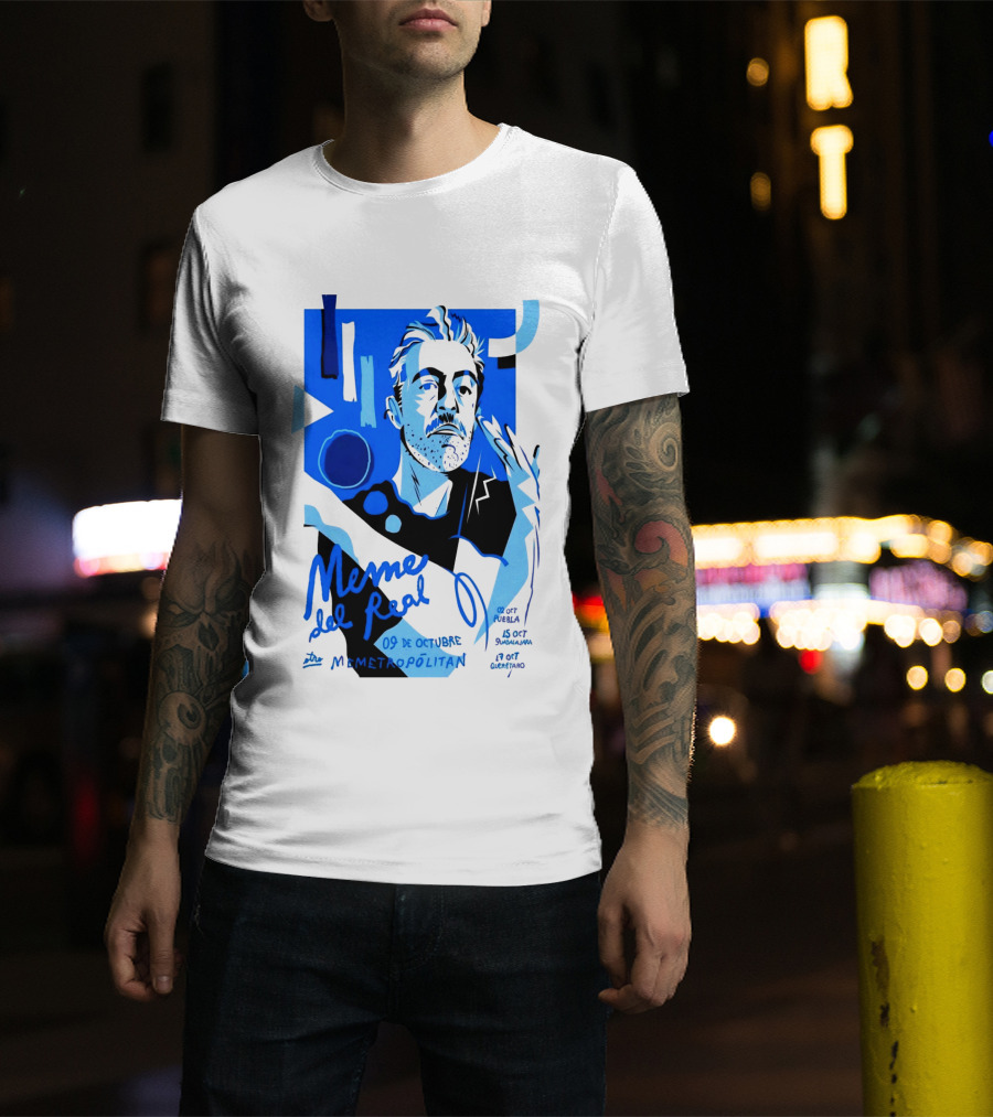 Meme Del Real 09 De Octubre 2026 Metropolitán MX Concert T-Shirt