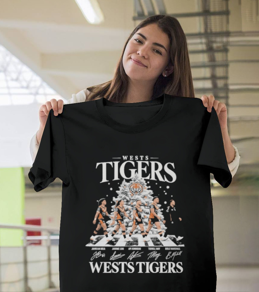 Wests Tigers Abbey Road Christmas 2026 Team Sport T-Shirt