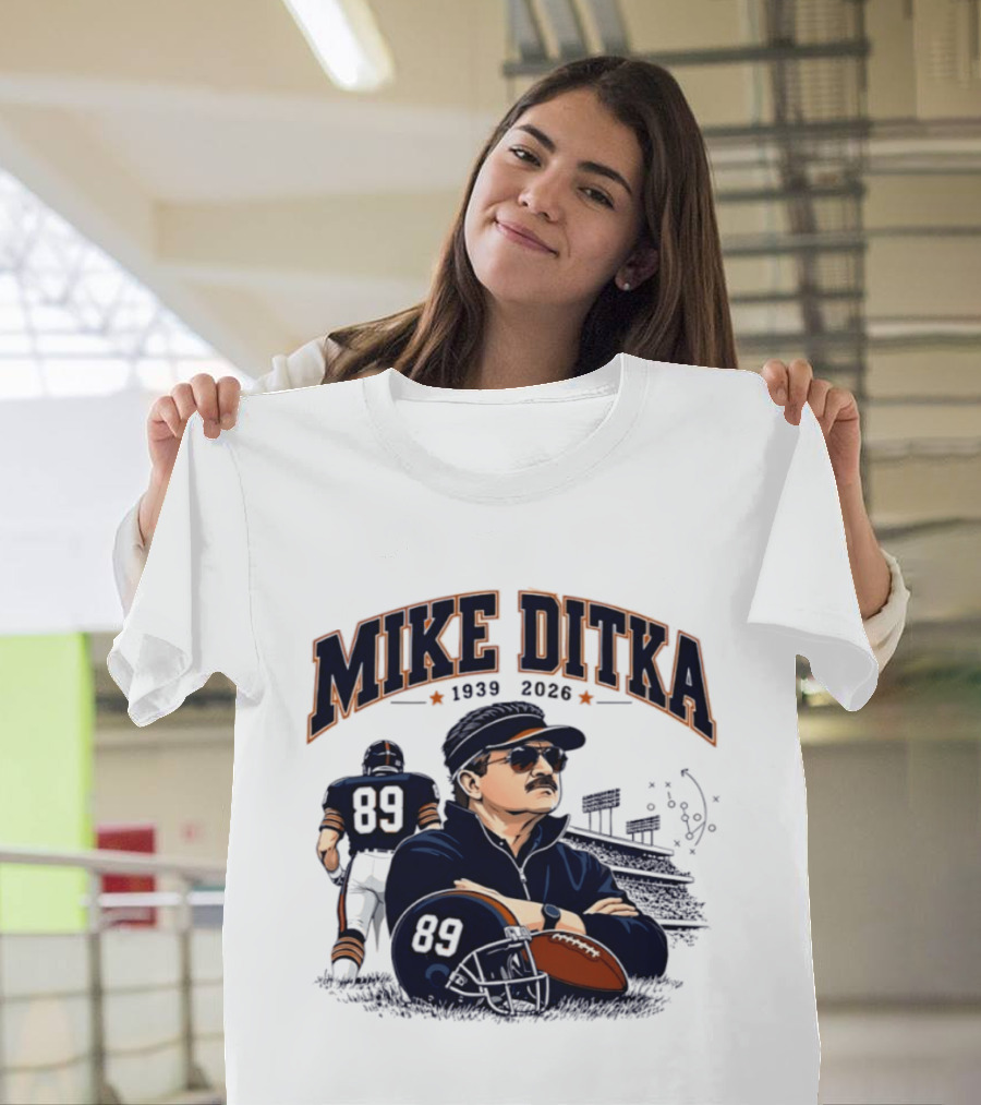 Mike Ditka 1939 2026 Chicago Bears Coach Football Legacy T-Shirt
