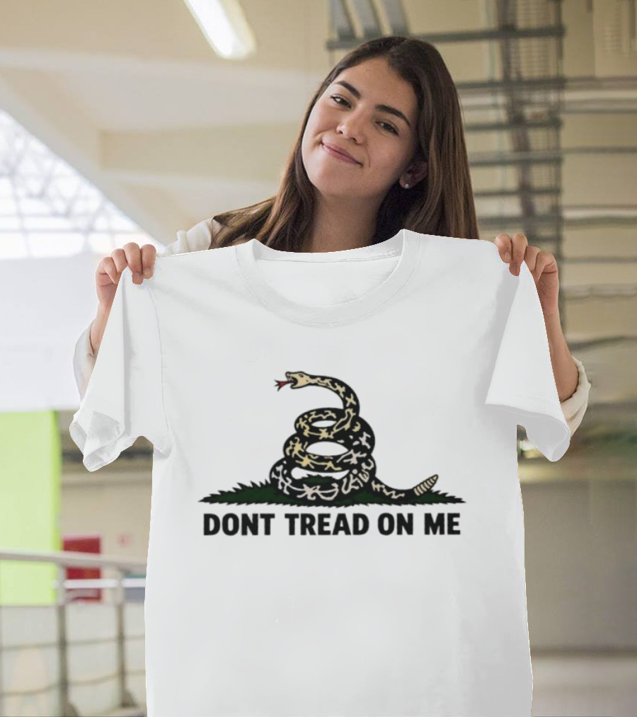 Snake Dont Tread On Me Gadsden Flag Libertarian T-Shirt
