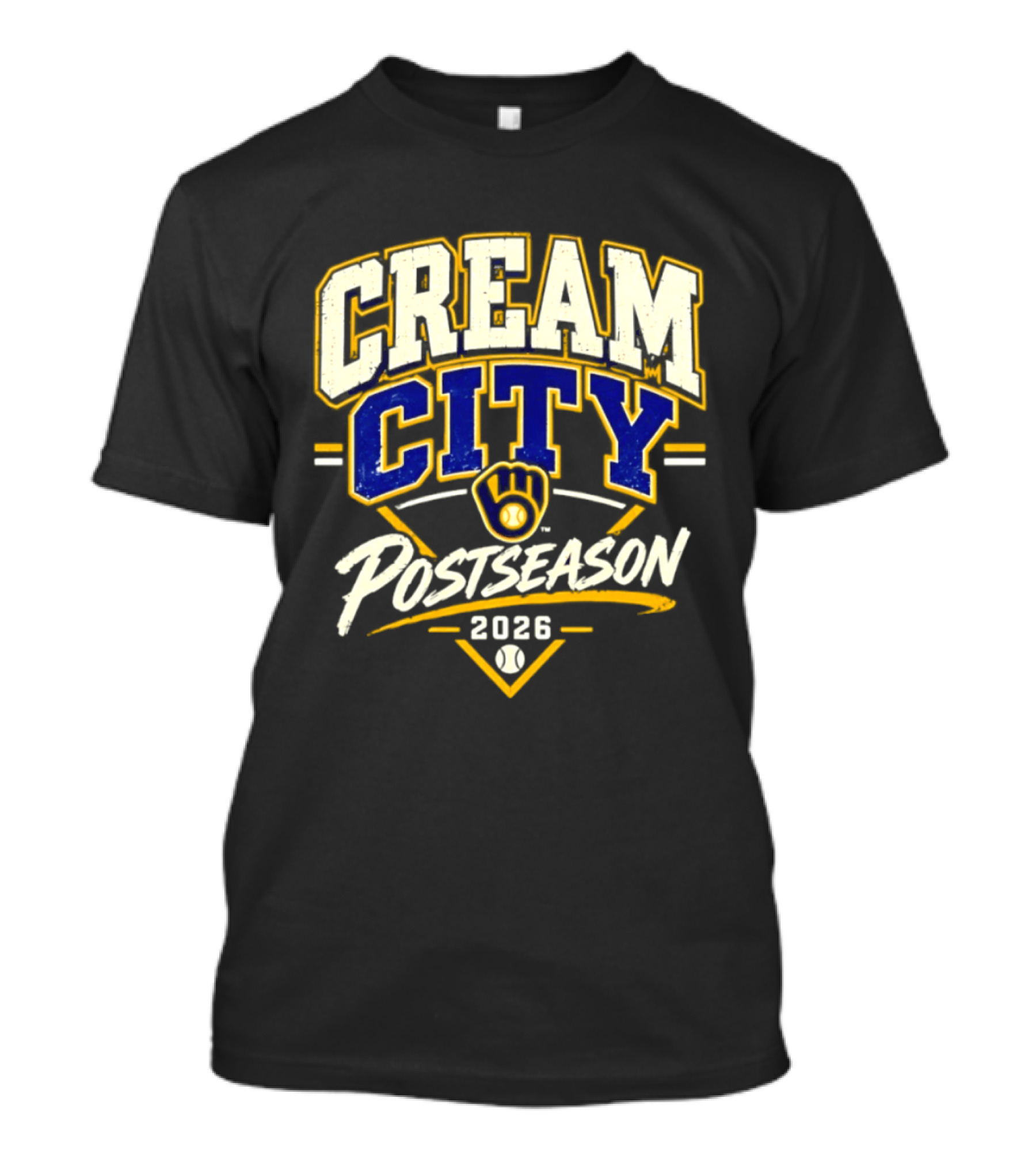 Milwaukee Brewers Cream City 2026 NLCS Postseason T-Shirt