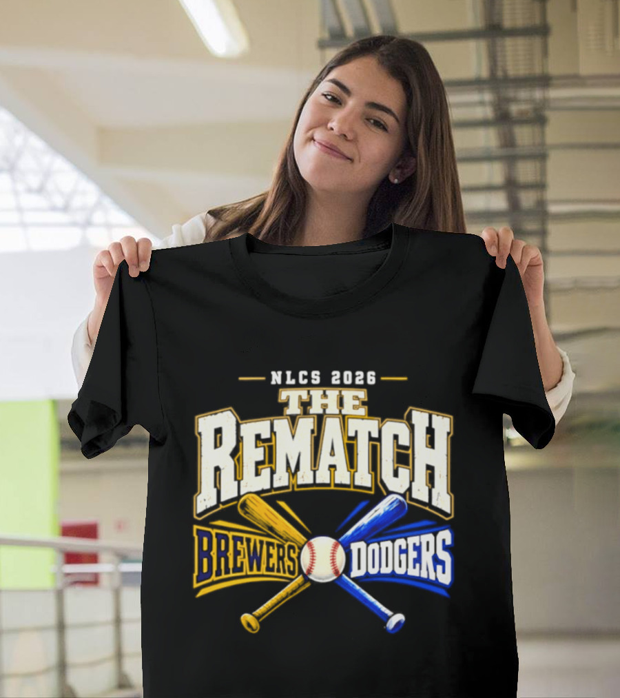 NLCS 2026 The Rematch Brewers Vs Dodgers T-Shirt