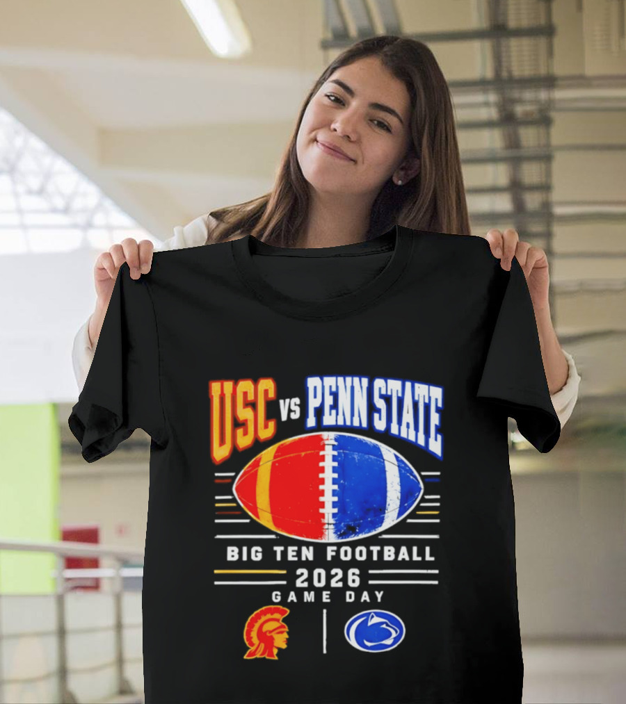USC Vs Penn State Big Ten Football 2026 Game Day T-Shirt