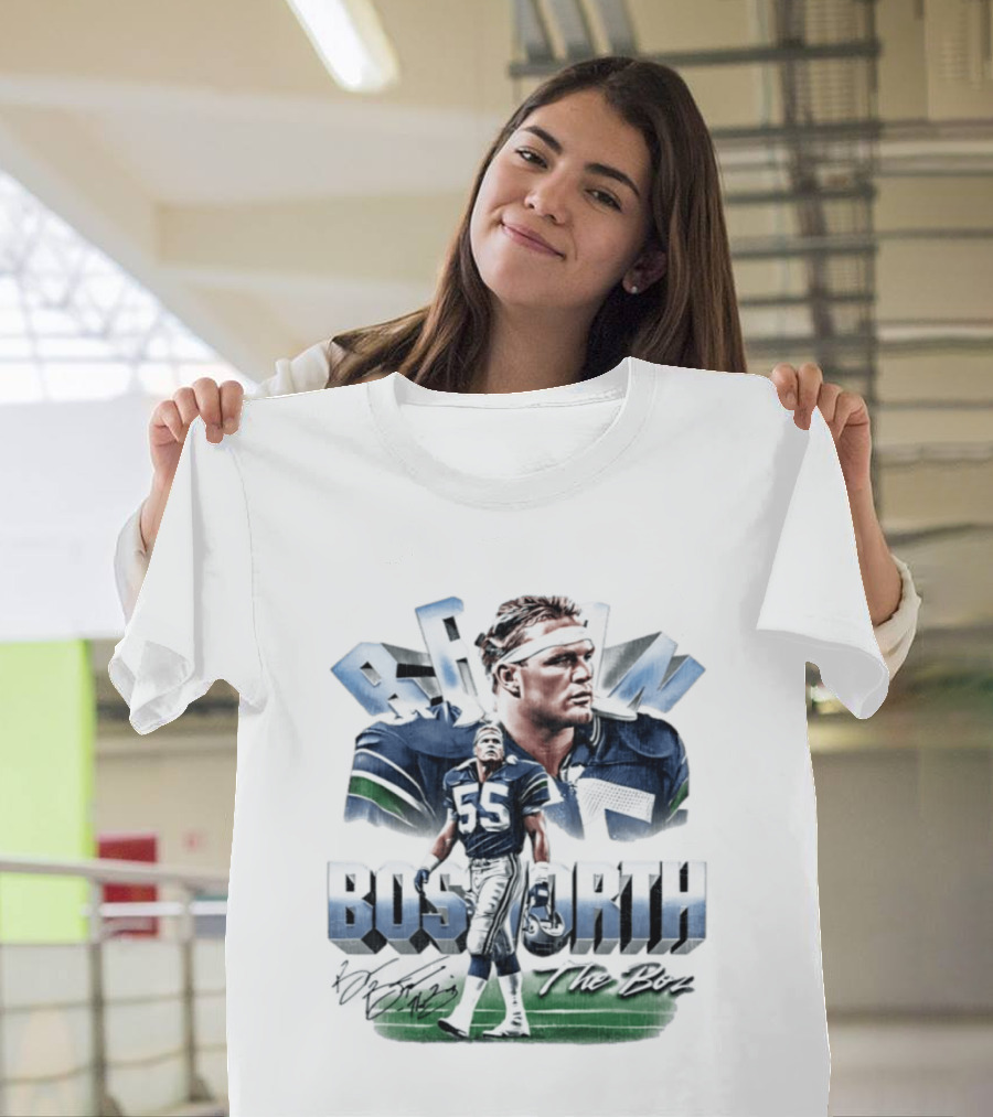 Brian Bosworth Seattle Seahawks The Boz 55 T-Shirt