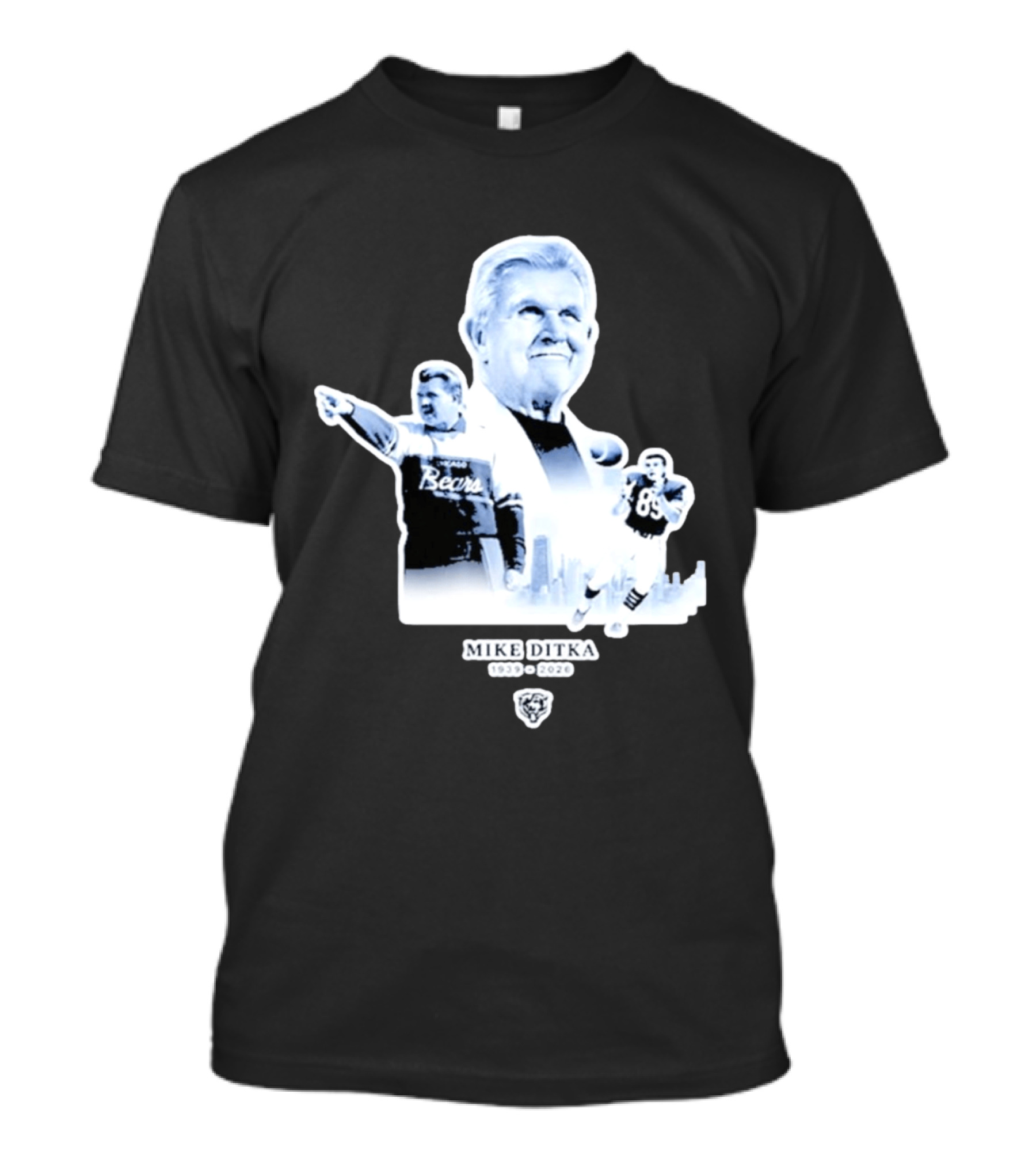 Bears Mike Ditka 1939 2020 Coach Legend Legacy T-Shirt