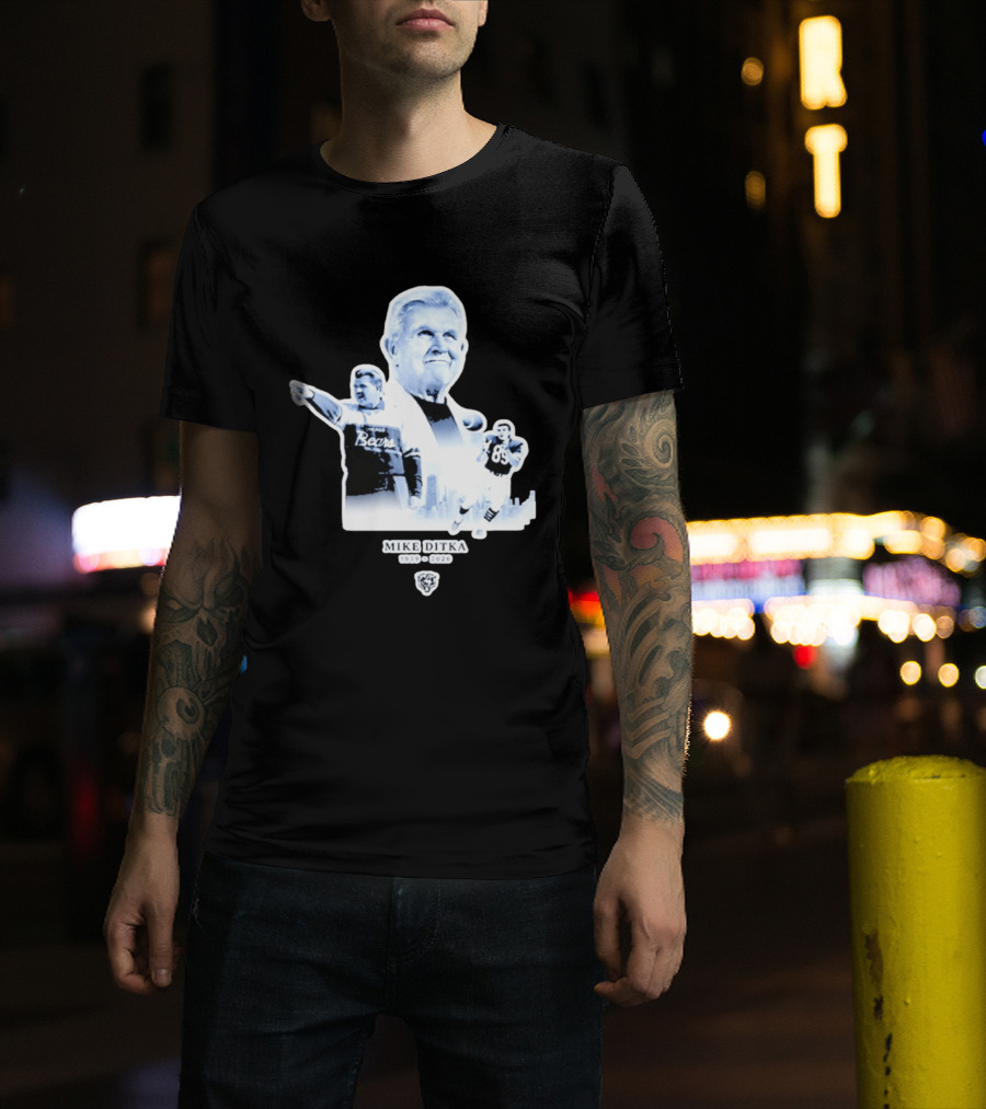 Bears Mike Ditka 1939 2020 Coach Legend Legacy T-Shirt
