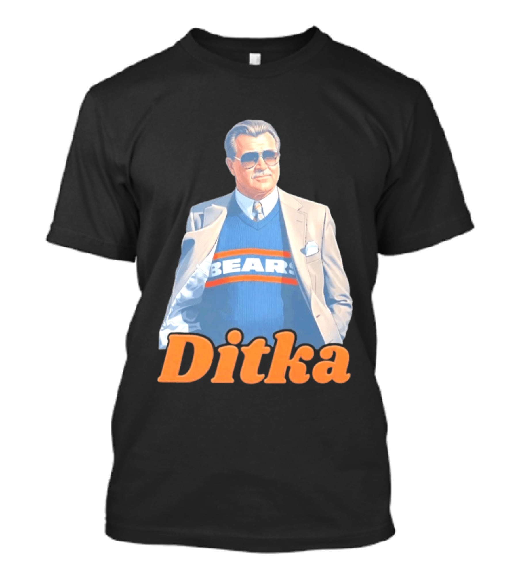 Ditka Bears Chicago Football Coach T-Shirt