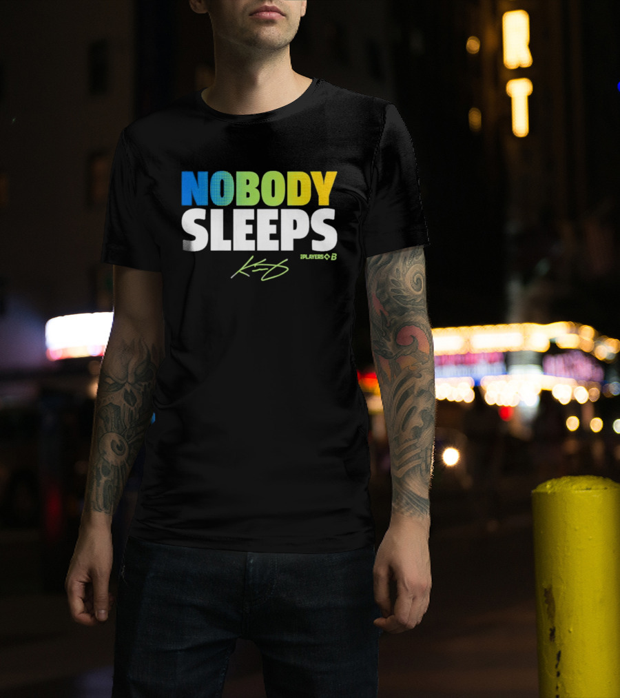 Kevin Cash Nobody Sleeps Signature Summer B T-Shirt