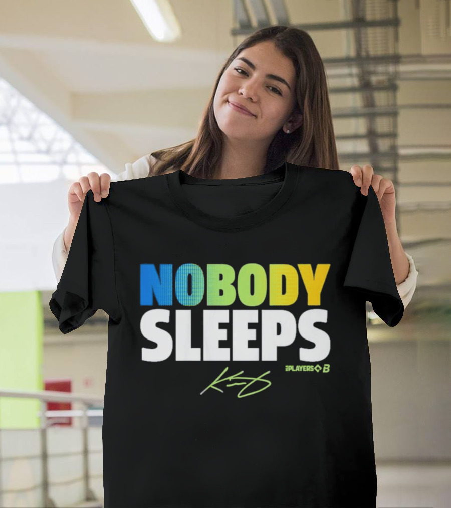 Kevin Cash Nobody Sleeps Signature Summer B T-Shirt