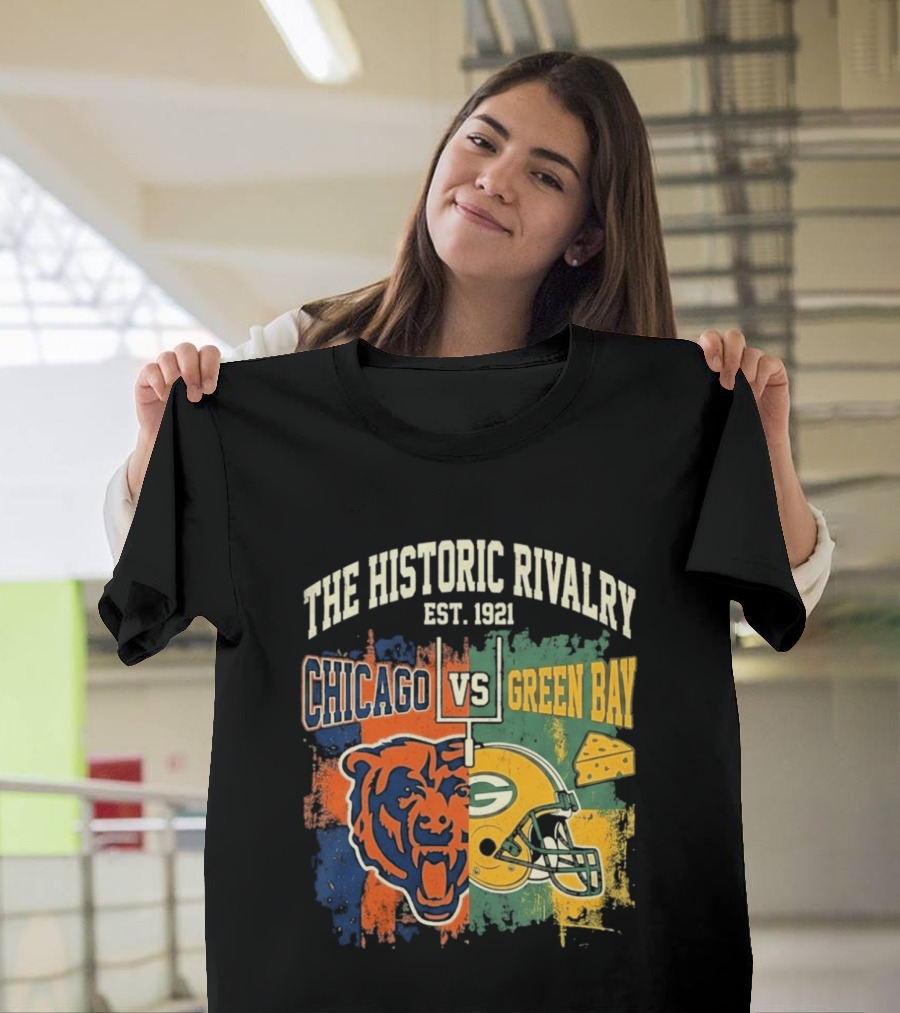 The Historic Rivalry Chicago Vs Green Bay Est 1921 T-Shirt