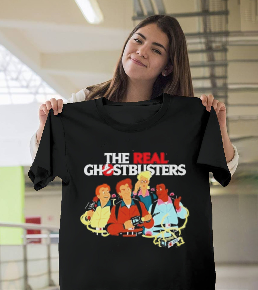 The Real Ghostbusters Investigators Retrokid Store Classic 80s Cartoon Team T-Shirt
