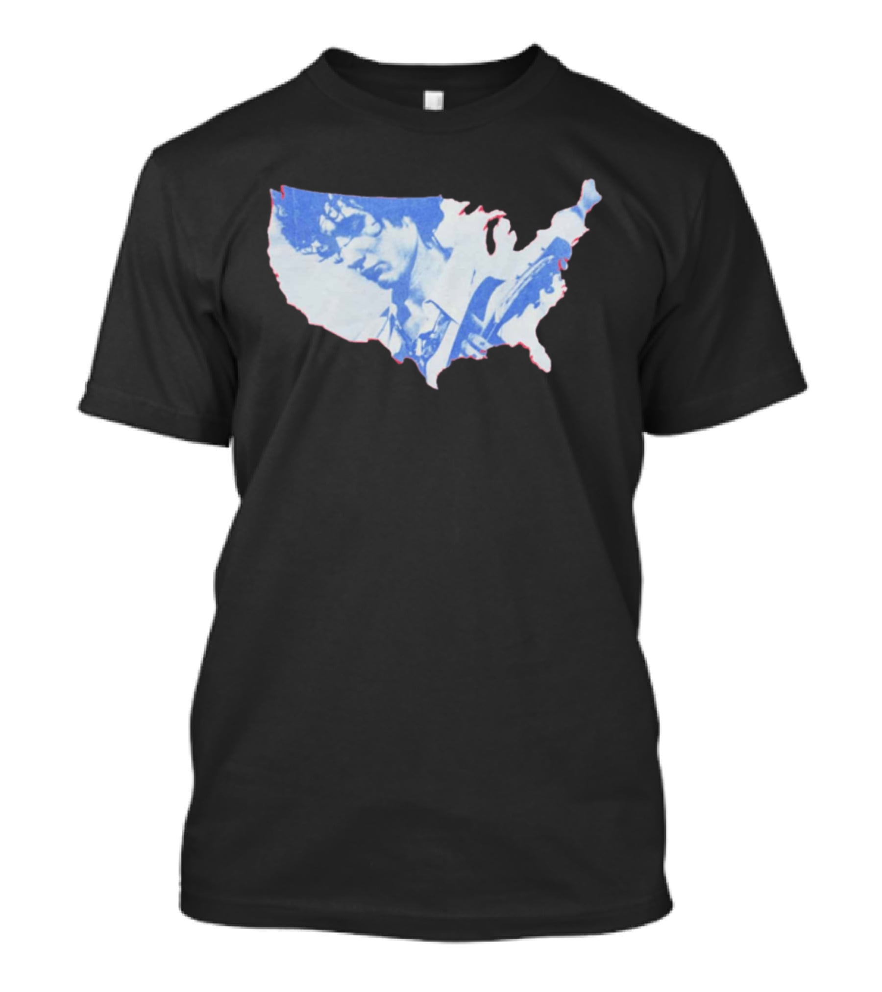 Sombr 2026 You Are The Reason Tour America USA Guitarist Map T-Shirt