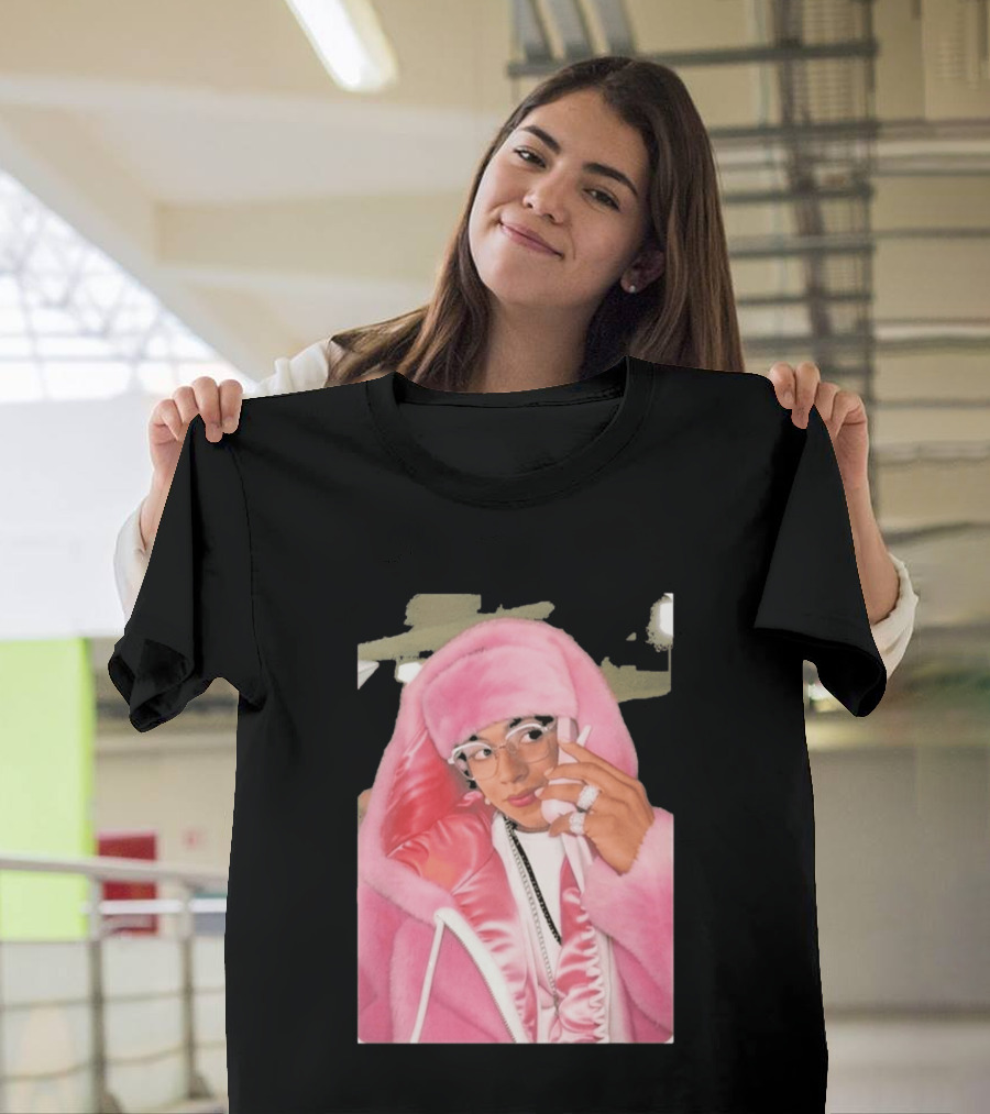 Hasan Piker Pink Fur Coat Style Darializa T-Shirt