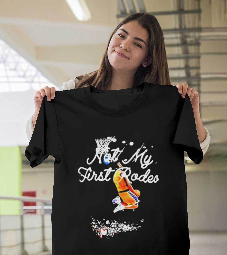 Kobe Bryant Los Angeles Lakers Not My First Rodeo Basketball Dunk T-Shirt