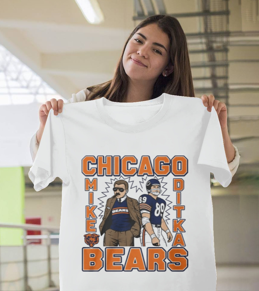 Chicago Bears Mike Ditka Classic Football Legend T-Shirt