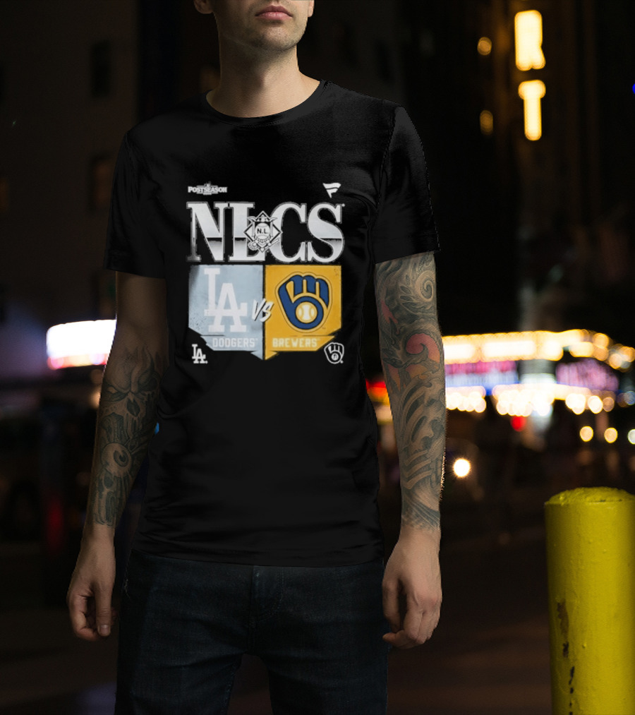NLCS 2026 LA Dodgers Vs Milwaukee Brewers Matchup T-Shirt