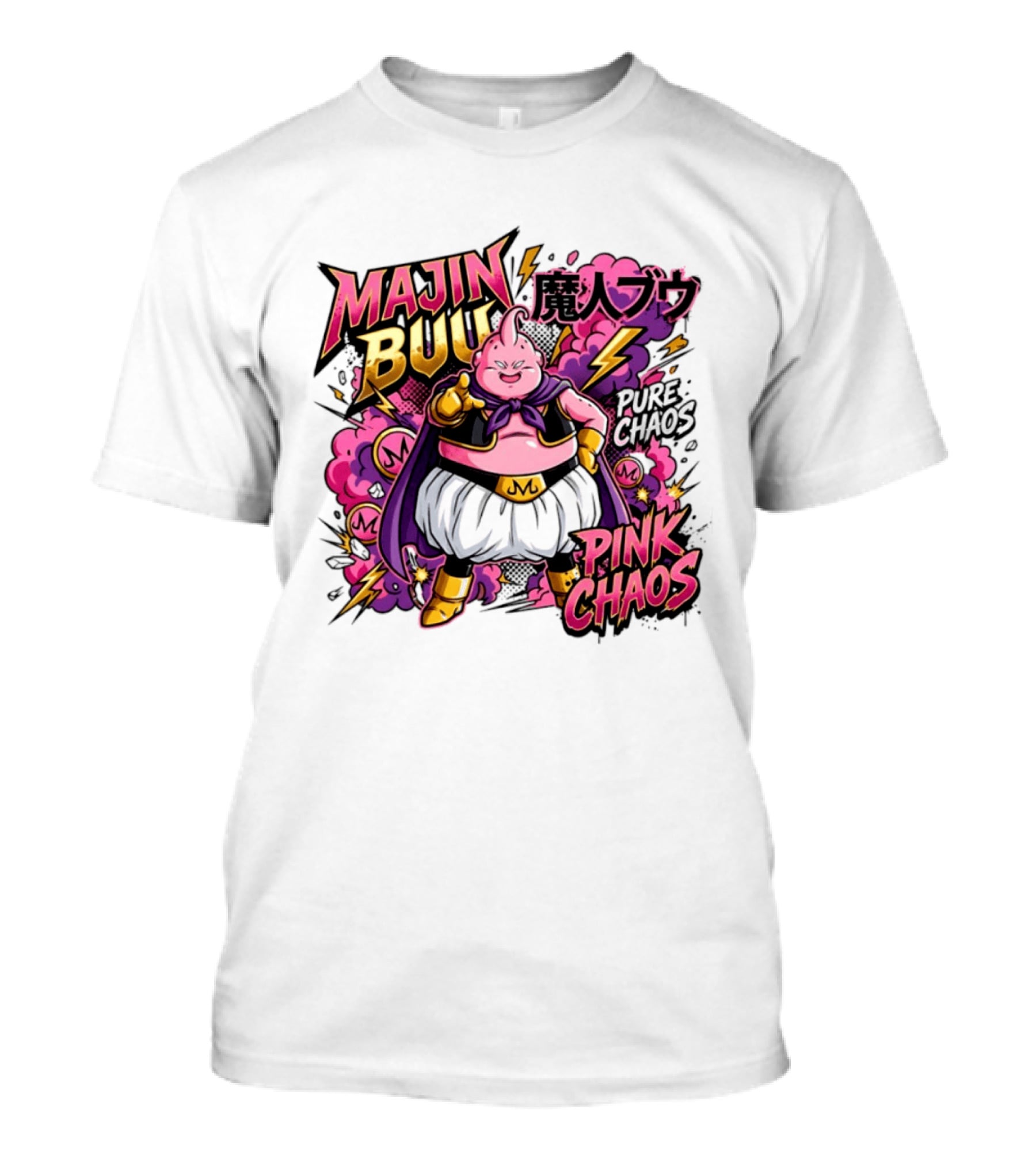 Majin Buu Pink Chaos Pure Chaos Dragon Ball Z T-Shirt