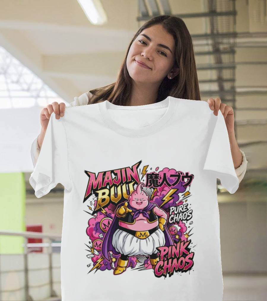 Majin Buu Pink Chaos Pure Chaos Dragon Ball Z T-Shirt